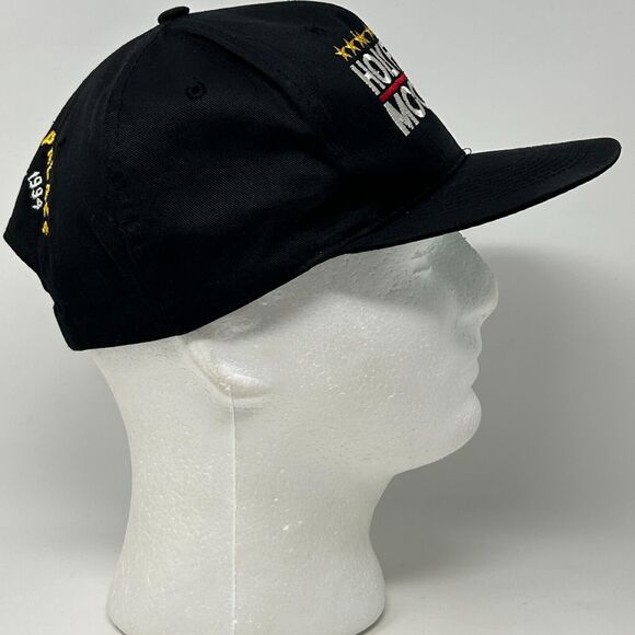 Vintage Evander Holyfield vs Michael Moorer Baseball Cap Hat Boxing Match Black - Picture 9 of 11